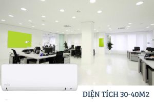 điều hoà 24000 btu cho phòng bao nhiêu m2